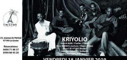 KRIYOLIO en concert au New Ti Paris