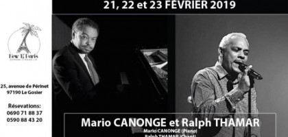 Mario Canonge et Ralph Thamar en concert au New Ti Paris
