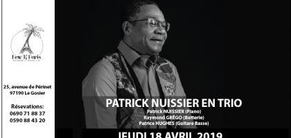 Patrick Nuissier en Trio au New Ti Paris