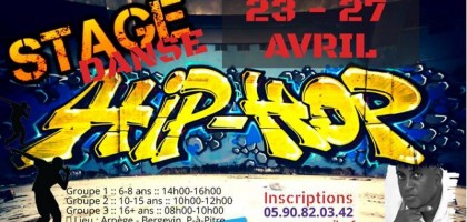 Stage de Hip-Hop -du 23 au 27 avril