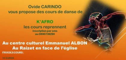Cours de danse K'AFRO