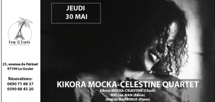 Kikora Mocka-Célestine en Quartet au New Ti Paris