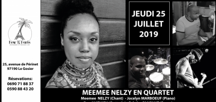 Meemee Nelzy en Quartet au New Ti Paris