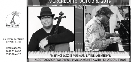 Ambiance Jazz et Musiques Latines avec Alberto Garcia Fayad et Xavier Richardeau