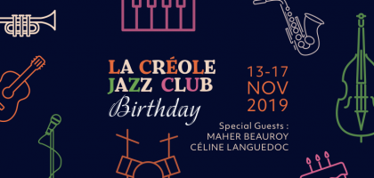 Troisième anniversaire de la Créole Jazz Club