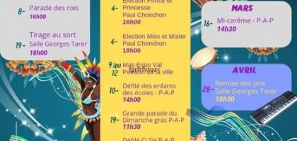 Carnaval 2023 : les  rendez-vous du GCCRP à Pointe-à-Pitre