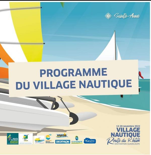 Route du rhum 2022 village nautique à SainteAnne Sainte Anne Sport Guadeloupe